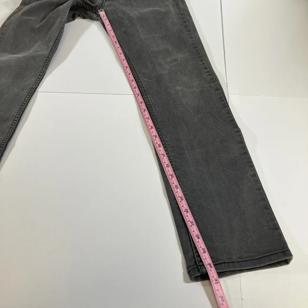 Levi's 511 Slim Fit Jeans Mens 29x32 Gray Stretch Denim WaterLess